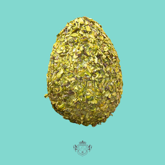 Uovo al  Pistacchio DI KG 1,1  ripieno di 400 GR DI CREMA SPALMABILE AL PISTACCHIO!!!!!
